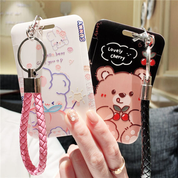 Rice Card Bus Card Protection Campus Card Factory Female Cute Hanging ...